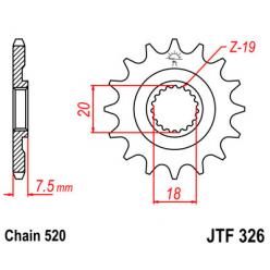 Звездочка передняя JT Sprockets (шаг 520 ) JT JTF326